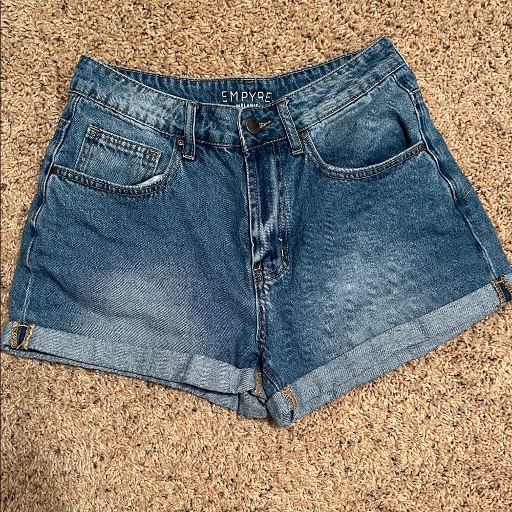 Empyre Women's Dark Blue Jean Shorts